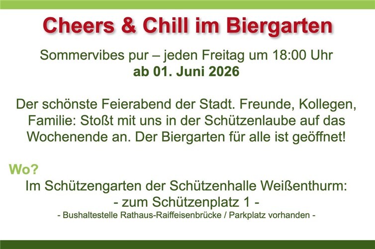 Plakat zur Einladung