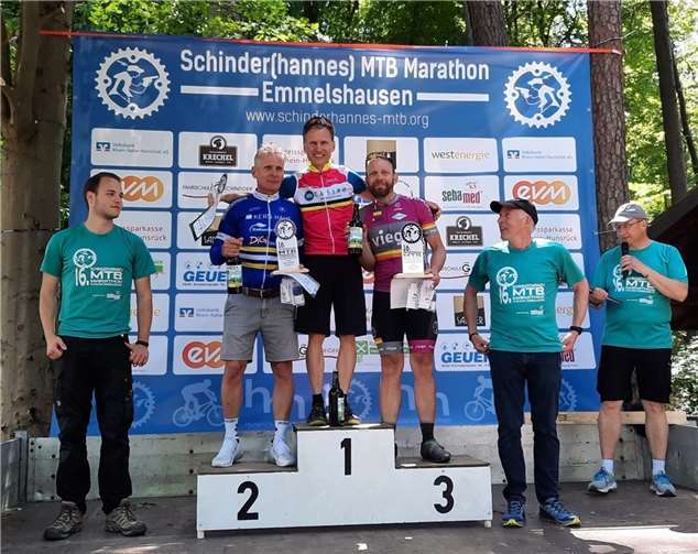 Platz 1 Erik Hühnlein, Platz 2 Andreas Sundermann und Platz 3 Andreas Claren. Foto: privat