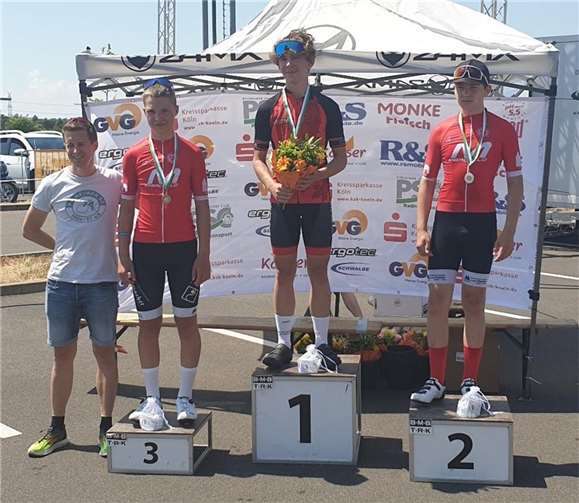 Platz 2 und 3 für den RSC-Nachwuchs.  Foto: Familie Zandegiacomo de Lugan