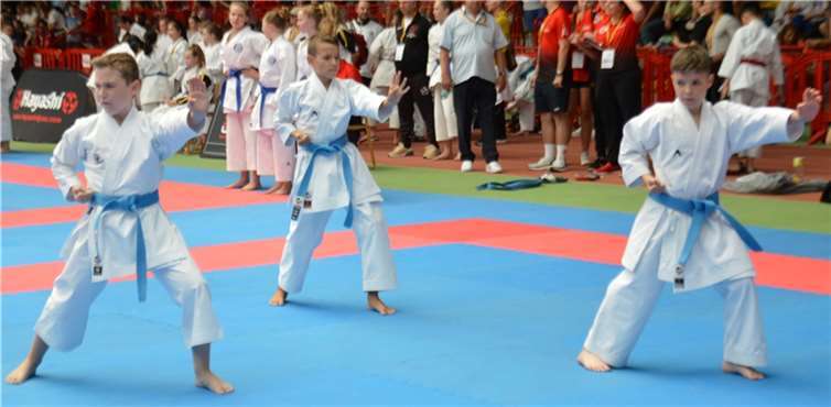 Platz 5 für das Kata Team Jungen U14. Quelle: KSC