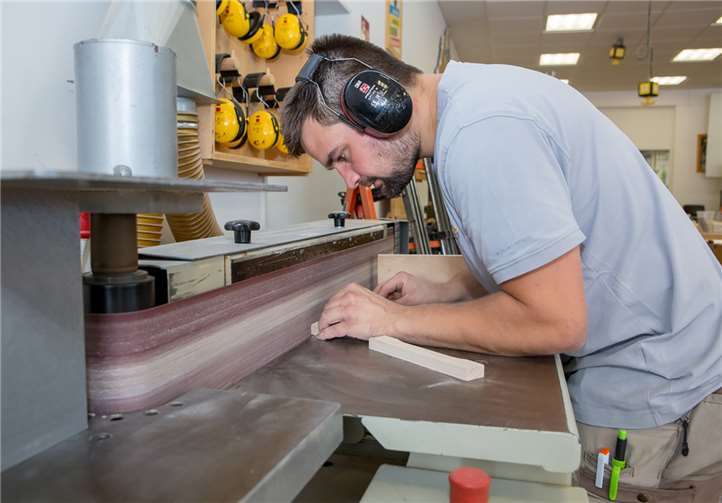 Platz eins beim Kammerentscheid der Tischler belegte Alexander Niestroj aus Koblenz.Foto: Klaus Herzmann