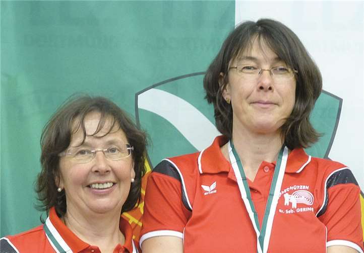 Platz eins in der Damenaltersklasse bei den Landesmeisterschaften in Dortmund: Ingrid Schadt, Ruth Degen-Leyendecker und Birgit Schug (v.l.). privat