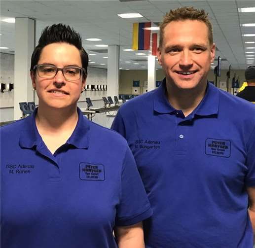 Platz vier und zwei erreichten Marion Rohen und Martin Bungarten in der Bezirksliga. privat