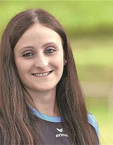 Platzierte den Siegtreffer: Elena Schmitz. privat