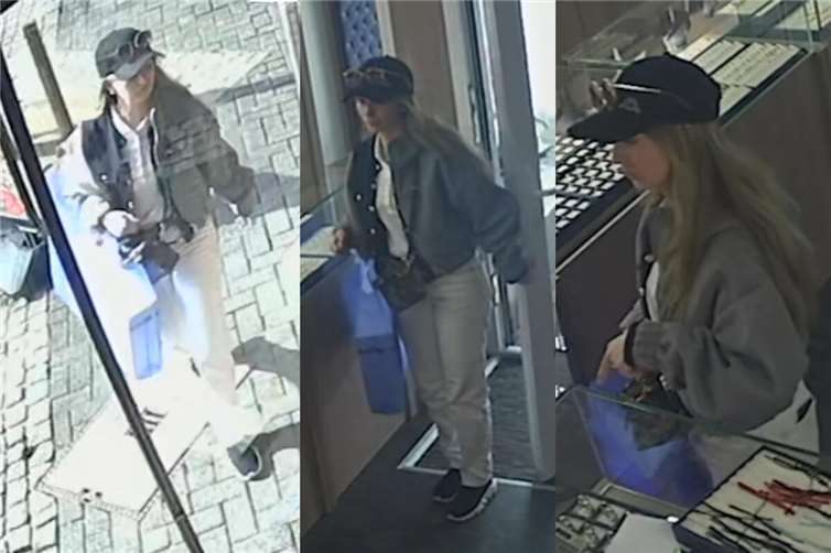 Polizei Neuwied fahndet nach Frau nach Diebstahl und Betrug. Fotos: Polizei