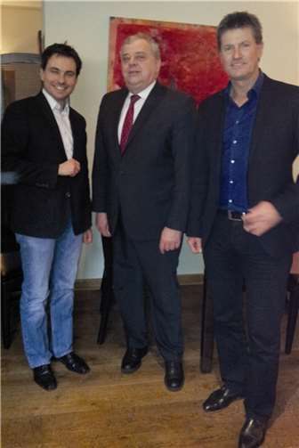 Polizeipräsident Horst Eckhardt zu Besuch bei „60 Minuten SPD - im Dialog“  Ute Hentschel