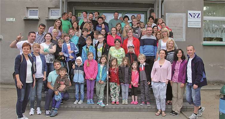 Polnische sowie deutsche Teilnehmer verbrachten eine tolle Zeit während des Austausches.privat