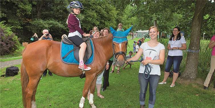 Ponyreiten war für die Kinder der Renner beim Jubiläum des VVH. WT
