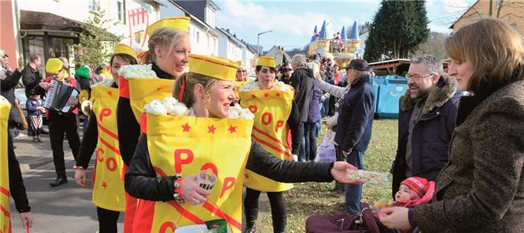Popcorn wurde freigiebig an die Zuschauer verteilt