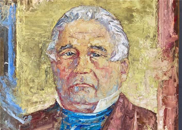 Portrait des Quellenentdeckers Georg Kreuzberg.  Foto: Anna-Helen Gnoyke