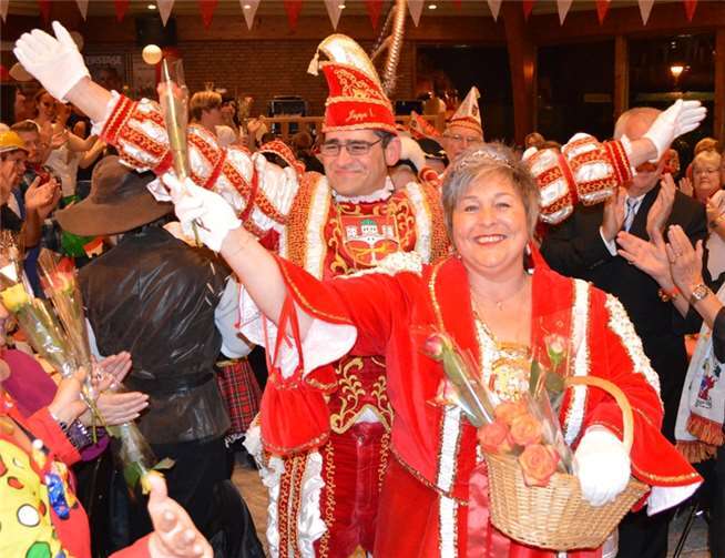 „Posaune-Jupp“ und „Nachtjacken-Bruni“ sind das neue Remagener Prinzenpaar.