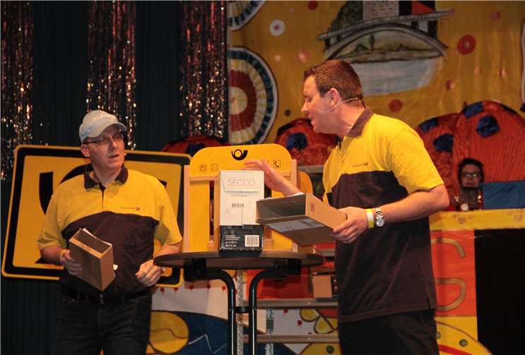 Post und Pöstchen (Lars Hilgert und Peter Beisel)nahmen in einem Zwiegespräch auf.