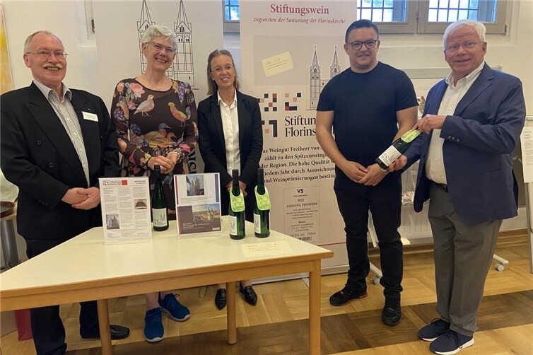 Präsentation des Stiftungswein im Rahmen der „Nacht der offenen Kirchen“.