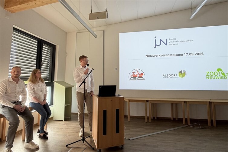 Präsentation/Firmenvorstellung Familienunternehmen Alsdorf im Zoo Neuwied
