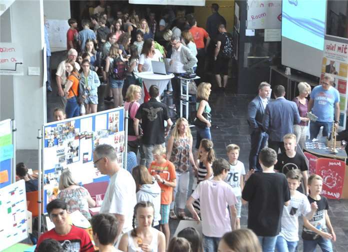 Präsentationstag am Megina Gymnasium Mayen.