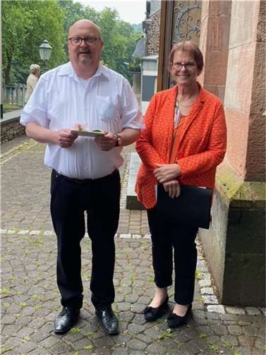 Präses Michael Rams wurde auch vom Kirchenchor St. Martin Bassenheim verabschiedet. Foto: privat