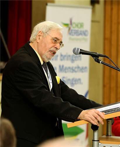 Kulturpolitische Arbeit künftig im Fokus Präsident Karl Wolff.Quelle: Chorverband Rheinland-Pfalz