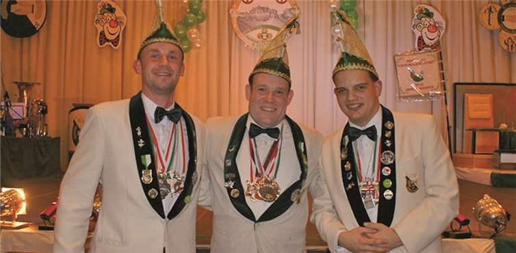 Präsident Lars Pfister, 1. Vors. Frank Schmidt, Vizepräsident Christoph Krämer (v.l n. r.).privat