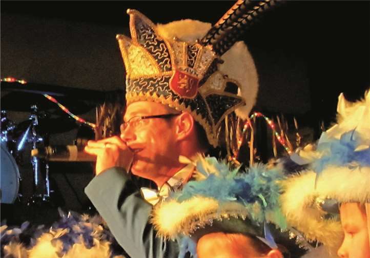 Präsident Mark Barthel.  PS