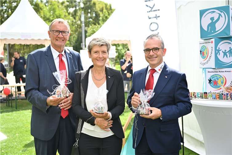 Präsident Rainer Kaul mit den Vorständen des Landesverbandes.