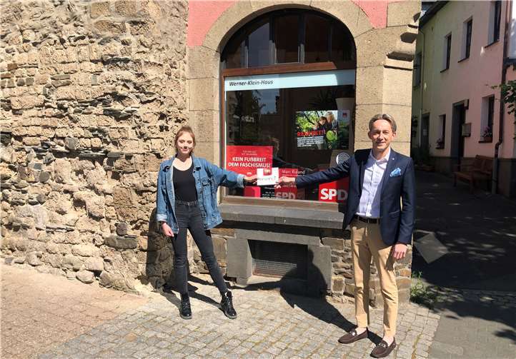 Praktikantin Saskia Weiss absolvierte ein zweiwöchiges Praktikum beim Landtagsabgeordneten Marc Ruland. Foto: privat