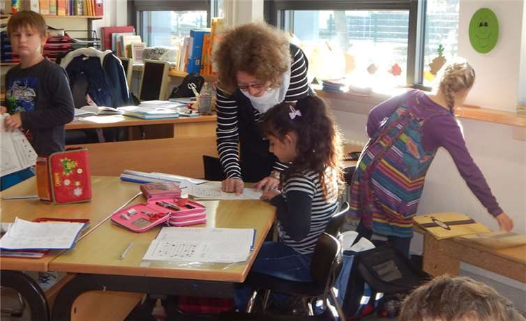 Praktische Willkommenskultur findet täglich an der Medarus-Grundschule statt. privat
