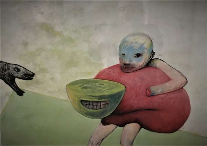 Preis 3, Uta Grün, Titel „Das neue Schoßtier 2021“.