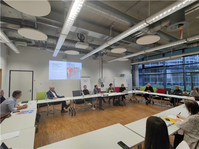 Pressekonferenz am RheinAhrCampus Remagen.  Foto: privat