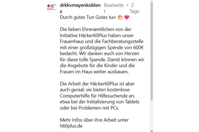 Pressemitteilung https://www.facebook.com/DRKKVMYK