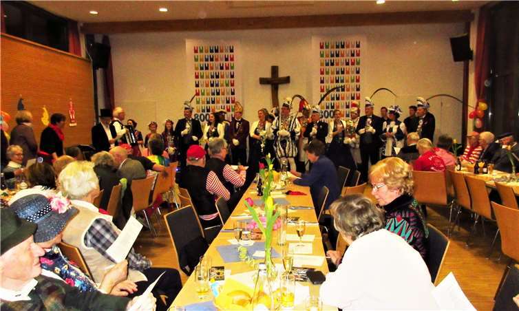 Prinz Albert I. und Prinzessin Katja I. begeisterten die St. Martins-Nachbarschaft.Foto: privat