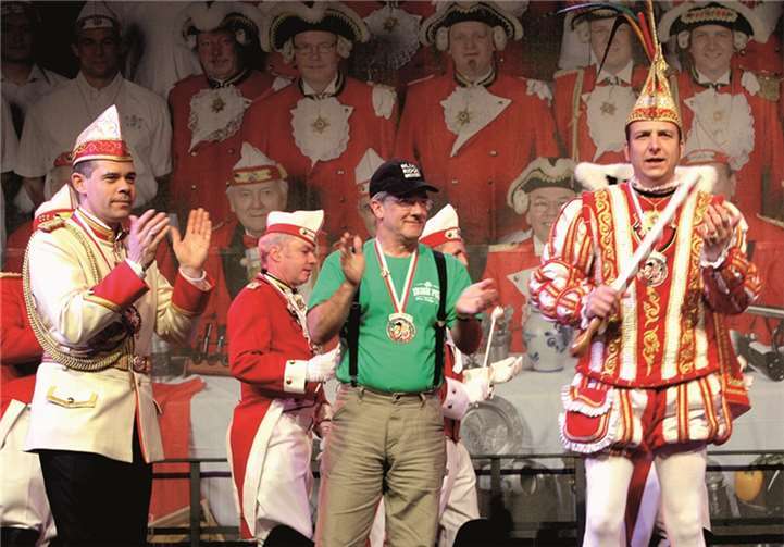 Prinz Christian I. konnte mit Tom la Barge einen weitgereisten Stammgast aus der fernen Partnerstadt Marietta/Georgia begrüßen.