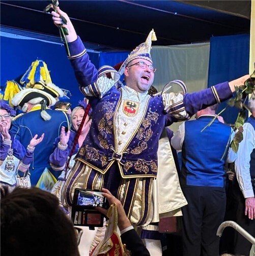 Prinz Christian I. regiert in Sinzig. Foto: ROB