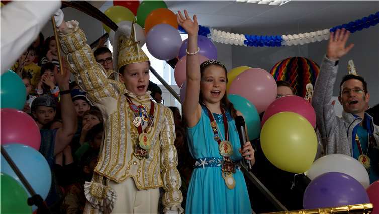 Prinz Felix I und Prinzessin Emilia I. - Bei ihnen schlägt das Narrenherz am richtigen Fleck. Fotos: MIH