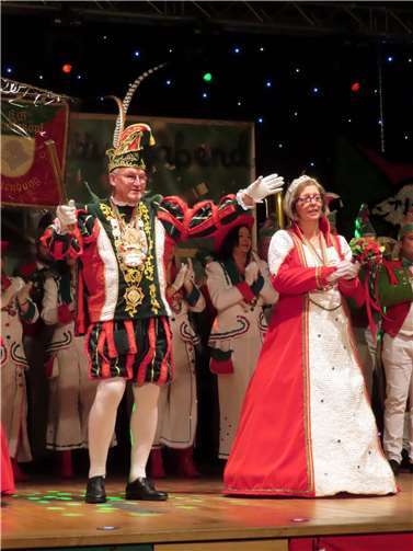 Prinz Lothar der Ewige und Prinzessin Inge I. konnten sich über eine stimmungsvolle Prinzenparty freuen.