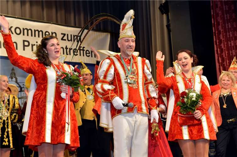 Prinz Mario I. von der Ki + Ka Kobern-Gondorf machte beim Prinzentreffen in Bad Ems eine gute Figur. Foto: Thomas Frank