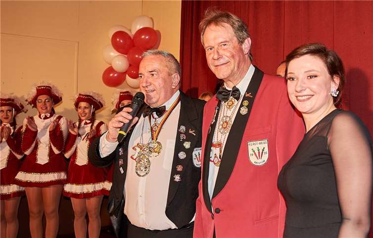 Prinz Rudi (Mitte) freut sich auf die närrische Zeit. Foto: privat