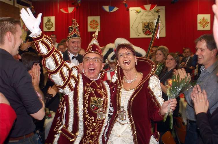 Prinz Wolfgang II. und Prinzessin Gisela I.  Foto: RÜ