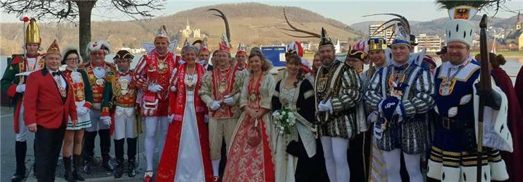 Prinzentreffen: Zum Herrenelferratsempfang waren auch die Prinzenpaare aus Remagen, Bad Breisig, Brohl und das Sinziger Dreigestirn gekommen. Fotos: KG Bad Breisig