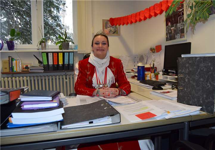 Prinzessin Astrid I im Bürgerbüro.