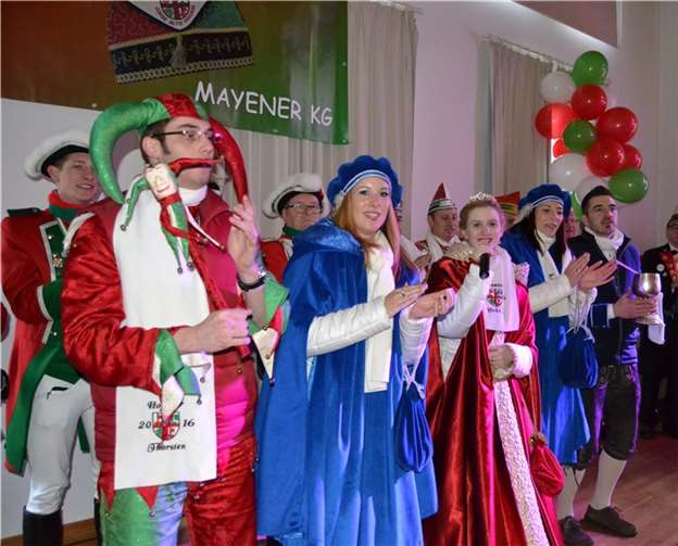 Prinzessin Heike I. war begeisterst von den Nachwuchskarnevalisten.