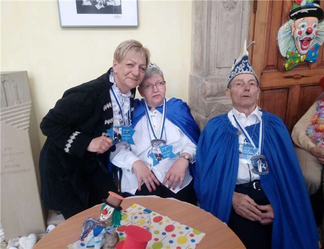 Prinzessin Ilona und Prinz Werner, das Prinzenpaar der Marienburg. Foto: privat