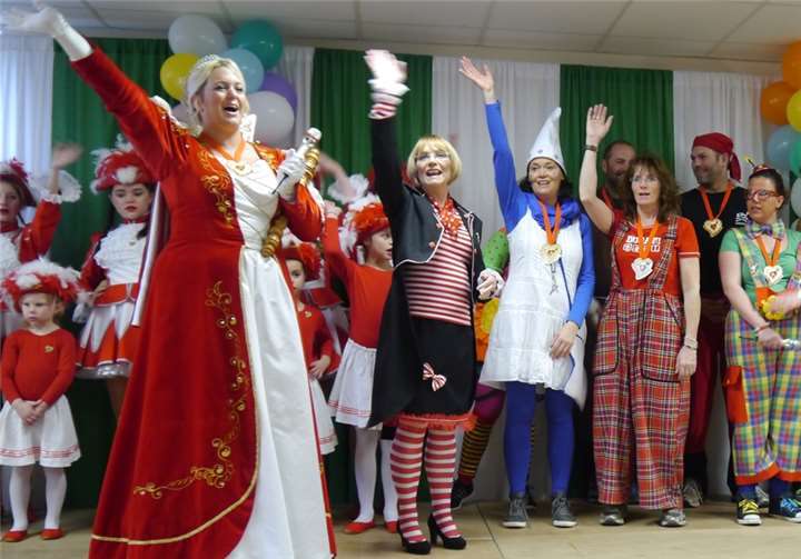 Prinzessin Jessica I. ließ es sich nicht nehmen, der Kindersitzung beizuwohnen.