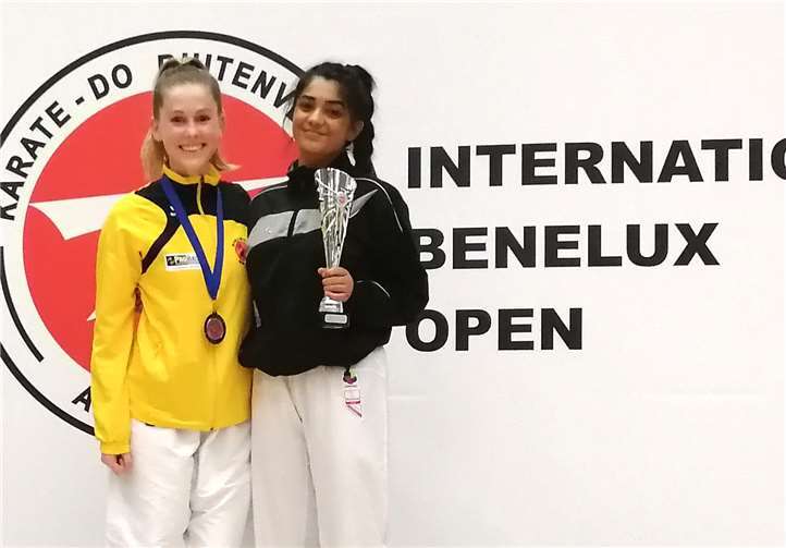 Priti Pelia siegt in Amsterdam.Foto: privat