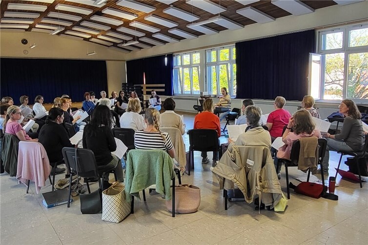 Probenarbeit bei den ChoriFeen Andernach