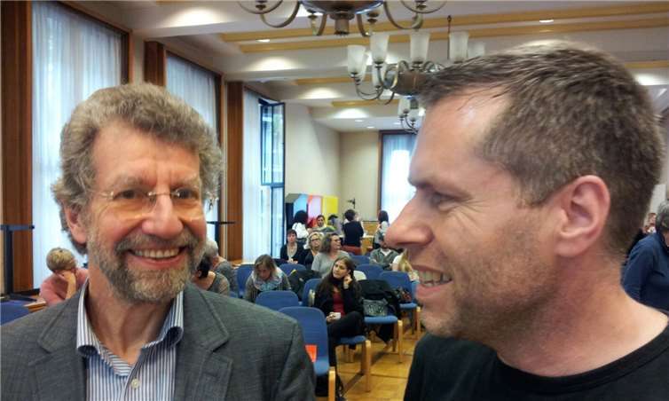 Prof. Dr. Georg Theunissen von der Martin-Luther-Universität Halle-Wittenberg und Udo Sonnet, Dipl. Sozialpädagoge, aus Kloster Ebernach referierten zum Thema herausforderndes Verhalten in stationären Einrichtungen der Behindertenhilfe. privat