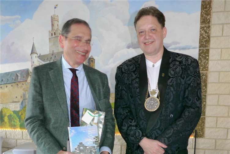 Prof. Dr. Gerhard Fouquet (li.) und Kanzler Alexander Thon M. A. Foto: Alexander Thon M. A.
