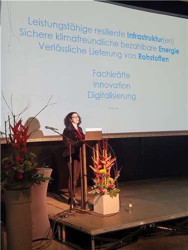 Prof. Dr.-Ing. Lamia Messari-Becker begeisterte mit ihrem Vortrag über „Bauen im Klimawandel“.
