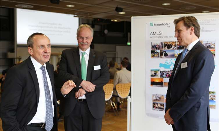 Prof. Dr. Konrad Wolf, Prof. Dr. Kristian Bosselmann-Cyra und Prof. Dr. Jens Bongartz. Hochschule Koblenz/Dröppelmann