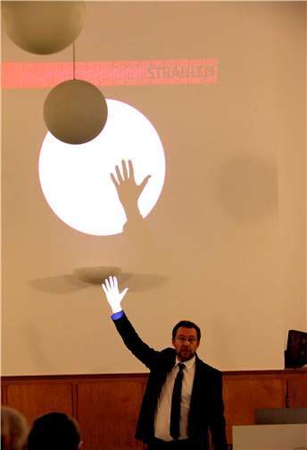 Prof. Dr. Matthias Weidemüller hielt einen anschaulichen Vortrag.  Salentiner Andernach e.V.