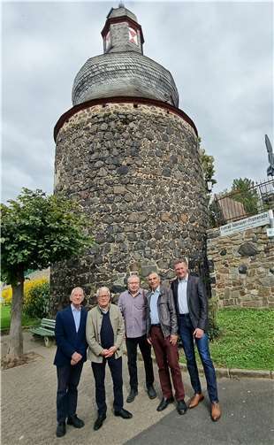 Prof. Dr. Piet H.L. Bovy, Clemens von Weichs, Hubert Groß, Wilfried Meitzner und Markus Winkelbach. Foto: privat